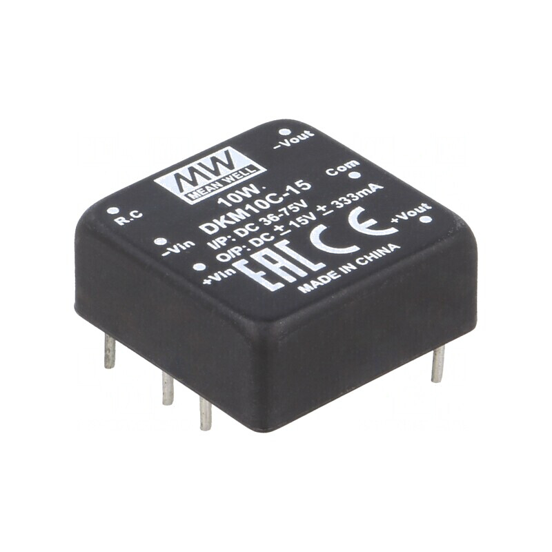 Convertor DC/DC 10W 36-75V la 15V/-15V | Electronic-mag.ro | Componente Electronice Convertor DC/DC 10W 36-75V la 15V/-15V | Electronic-mag.ro | Componente Electronice
