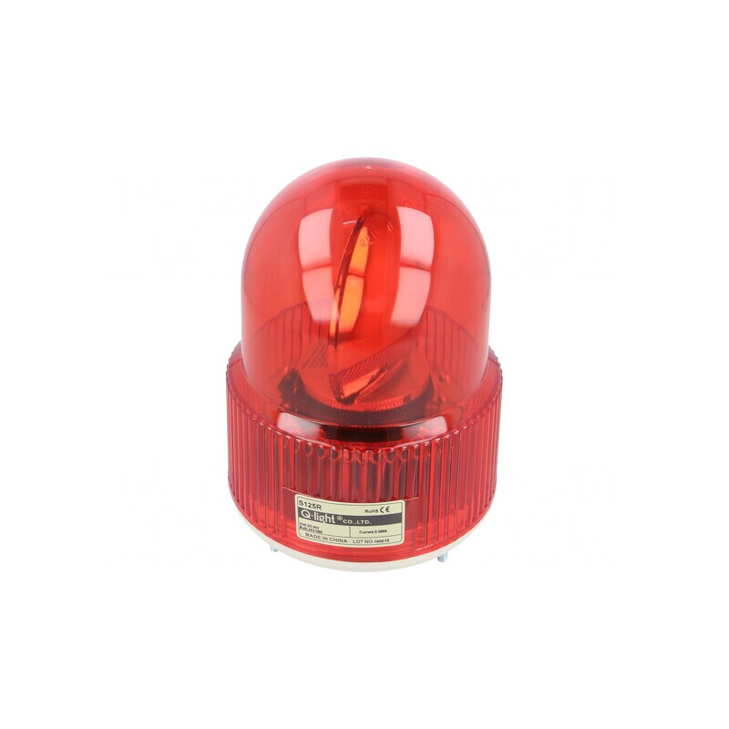 Semnalizator Luminos Rotativ Roșu 24VDC IP44 | Electronic-mag.ro | Componente Electronice