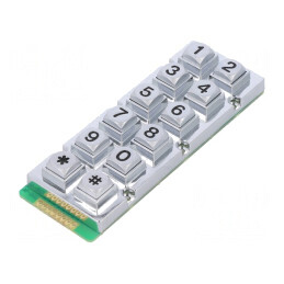 Tastatură Metalică 12 Butoane Rezistentă la Apă | Electronic-mag.ro | Componente Electronice
