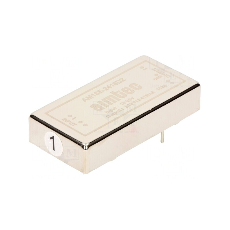 Convertor DC/DC 15W 18-36V la 18V/-18V AM15E-2418DZ | Electronic-mag.ro | Componente Electronice Convertor DC/DC 15W 18-36V la 18V/-18V AM15E-2418DZ | Electronic-mag.ro | Componente Electronice