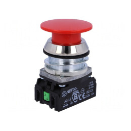 Comutator apăsare 30mm 1NC NO | Electronic-mag.ro | Componente Electronice