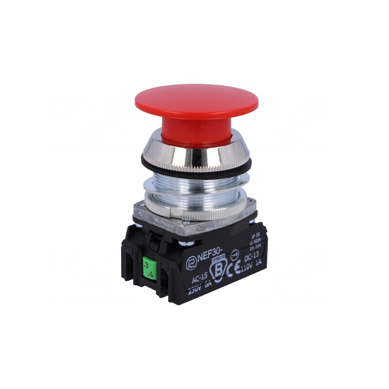 Comutator apăsare 30mm 1NC NO | Electronic-mag.ro | Componente Electronice