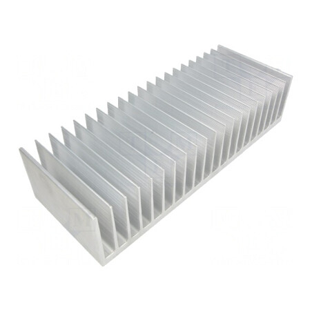 Radiator extrudat cu aripioare 100x262x60mm brut | Electronic-mag.ro | Componente Electronice