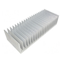 Radiator extrudat cu aripioare 100x262x60mm brut | Electronic-mag.ro | Componente Electronice