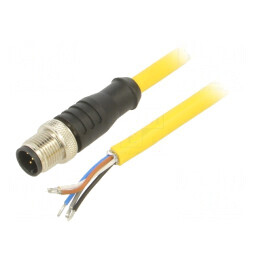 Cablu de Conectare M12 5 Poli 5m 250VAC 4A PVC | Electronic-mag.ro | Componente Electronice