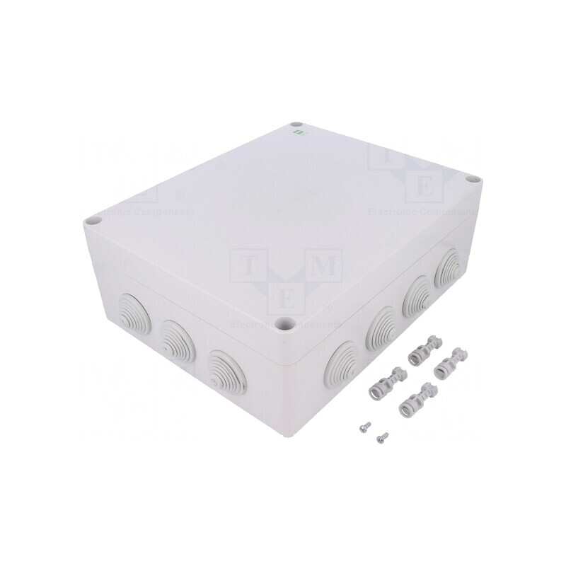 Cutie de conexiuni IP55 gri 282x342x115mm | Electronic-mag.ro | Componente Electronice