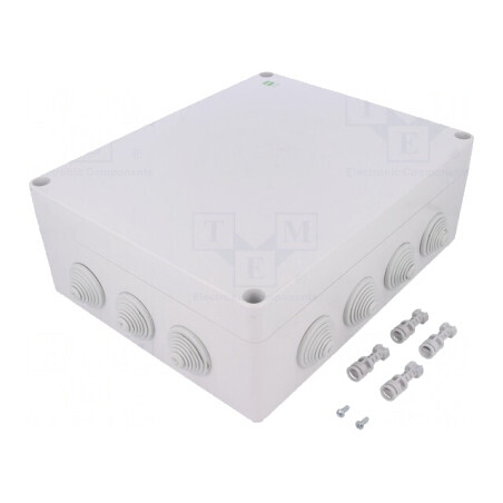 Cutie de conexiuni IP55 gri 282x342x115mm | Electronic-mag.ro | Componente Electronice