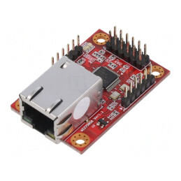 Modul Ethernet RJ45 Ecranat Magnetic 48x30x18mm WIZ750SR-485 | Electronic-mag.ro | Componente Electronice