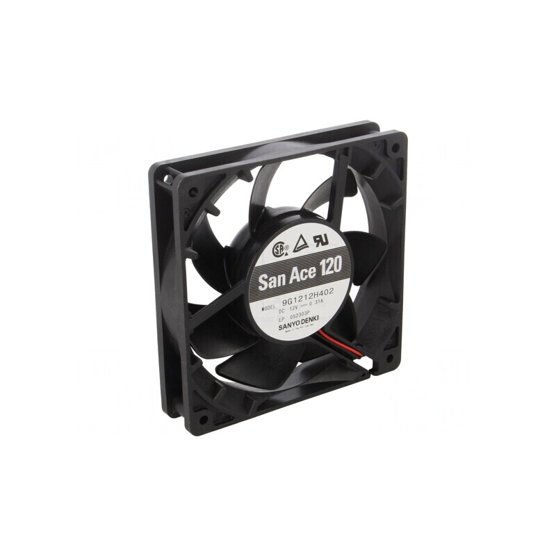 Ventilator axial 12V DC 120x120x25mm 150m3/h 40dBA cu rulment | Electronic-mag.ro | Componente Electronice