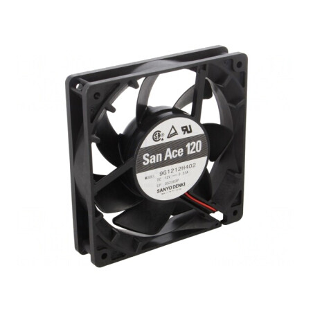 Ventilator axial 12V DC 120x120x25mm 150m3/h 40dBA cu rulment | Electronic-mag.ro | Componente Electronice