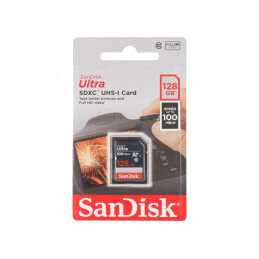 Card de memorie Ultra SDXC 128GB 100MB/s Class 10 UHS-I