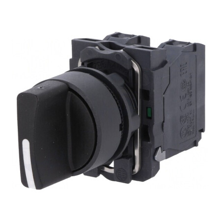 Comutator Rotativ 22mm Negru 1 NO x2 XB5AD53 | Electronic-mag.ro | Componente Electronice