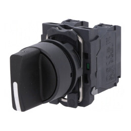 Comutator Rotativ 22mm Negru 1 NO x2 XB5AD53 | Electronic-mag.ro | Componente Electronice