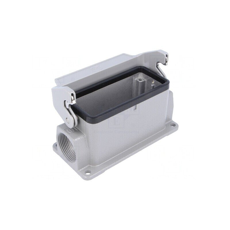 Carcasă pentru conectori HAN 16B cu clichet PG21 | Electronic-mag.ro | Componente Electronice