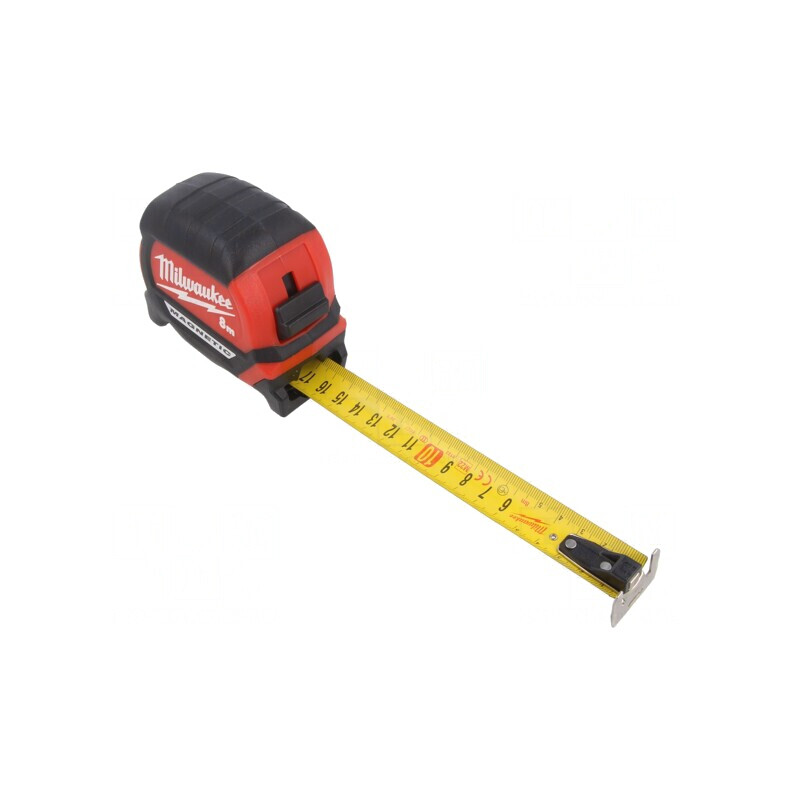 Ruletă de măsură magnetică 8m 27mm | Electronic-mag.ro | Componente Electronice