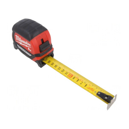 Ruletă de măsură magnetică 8m 27mm | Electronic-mag.ro | Componente Electronice