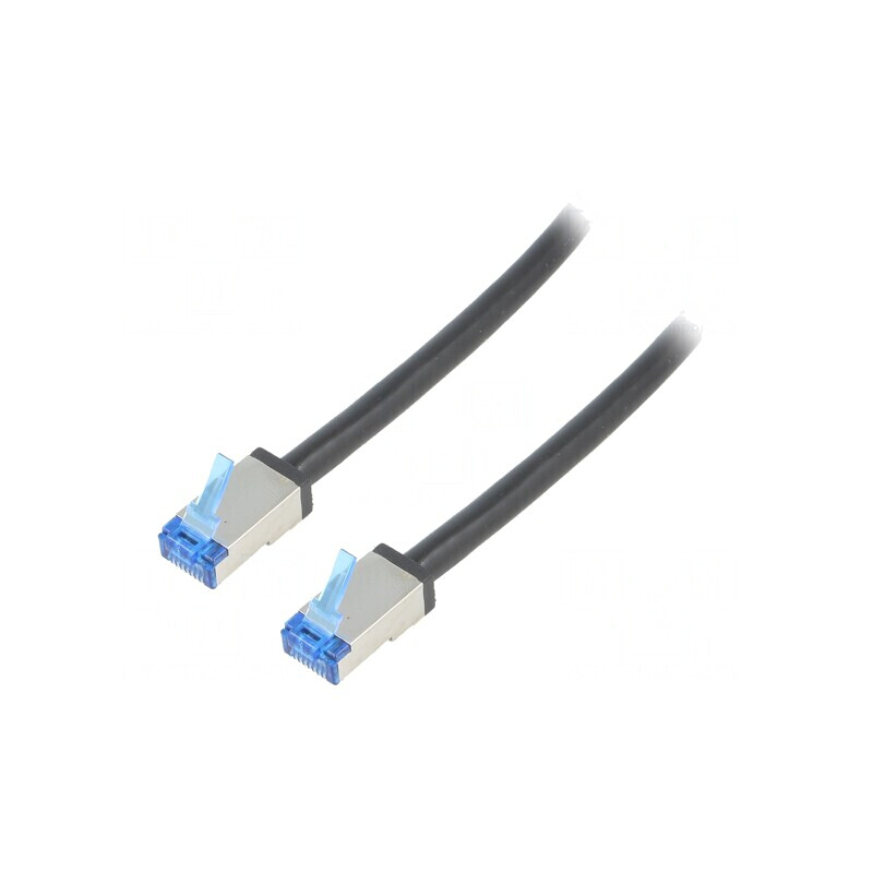 Cablu Patch S/FTP Cat 6a 20m Negru 26AWG | Electronic-mag.ro | Componente Electronice Cablu Patch S/FTP Cat 6a 20m Negru 26AWG | Electronic-mag.ro | Componente Electronice