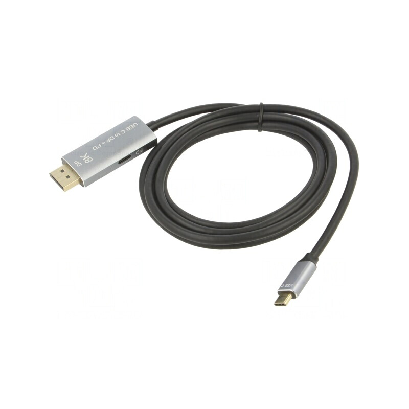 Adaptor DisplayPort 1.4 USB 3.0 USB 3.1 1.8m Negru | Electronic-mag.ro | Componente Electronice Adaptor DisplayPort 1.4 USB 3.0 USB 3.1 1.8m Negru | Electronic-mag.ro | Componente Electronice
