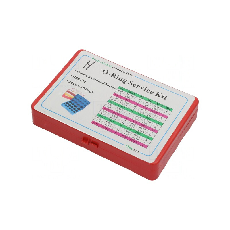 Set O-ring-uri Cauciuc NBR 404 Bucăți | Electronic-mag.ro | Componente Electronice