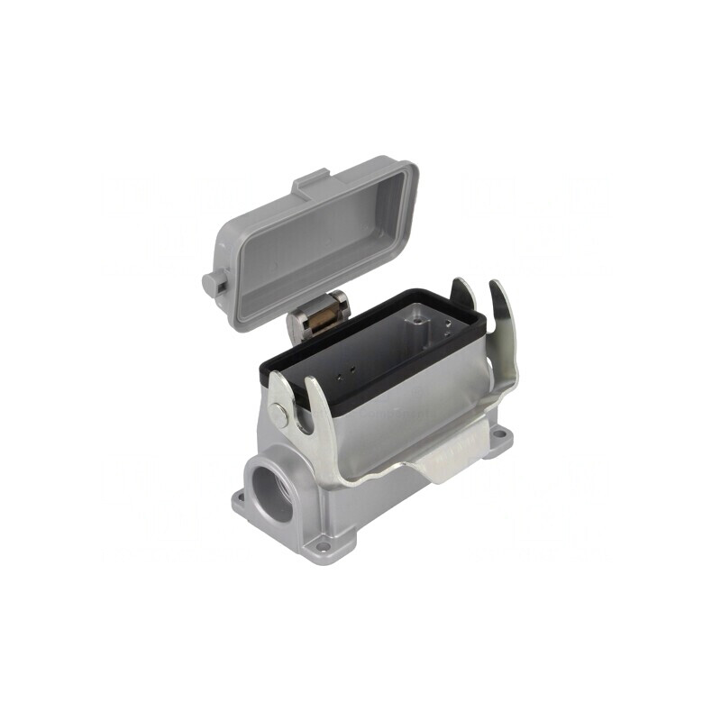 Carcasă conectori HDC dimensiune E16 cu clichet | Electronic-mag.ro | Componente Electronice