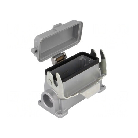 Carcasă conectori HDC dimensiune E16 cu clichet | Electronic-mag.ro | Componente Electronice