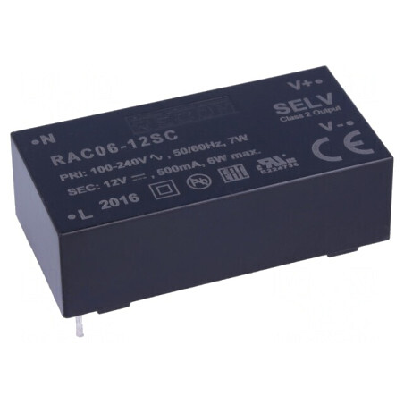 Convertor AC/DC 6W 12V | Electronic-mag.ro | Componente Electronice