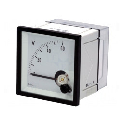 Voltmetru Panou 0-60V True RMS 45-65Hz | Electronic-mag.ro | Componente Electronice