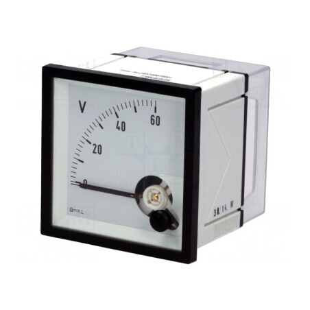 Voltmetru Panou 0-60V True RMS 45-65Hz | Electronic-mag.ro | Componente Electronice