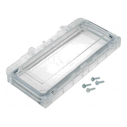 Ferestre de Inspecție Policarbonat 162x77x25mm IP54 | Electronic-mag.ro | Componente Electronice