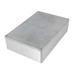 Carcasă Universală Aluminiu 146x222x55mm Naturală | Electronic-mag.ro | Componente Electronice