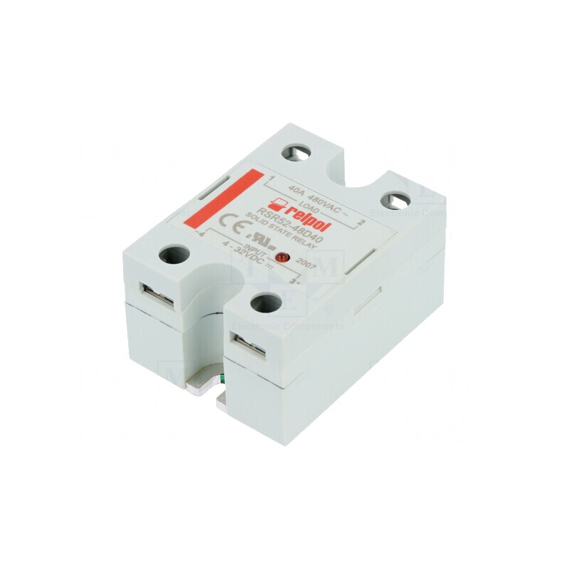 Releu Semiconductor 1-Fazat 40A 48-530VAC | Electronic-mag.ro | Componente Electronice