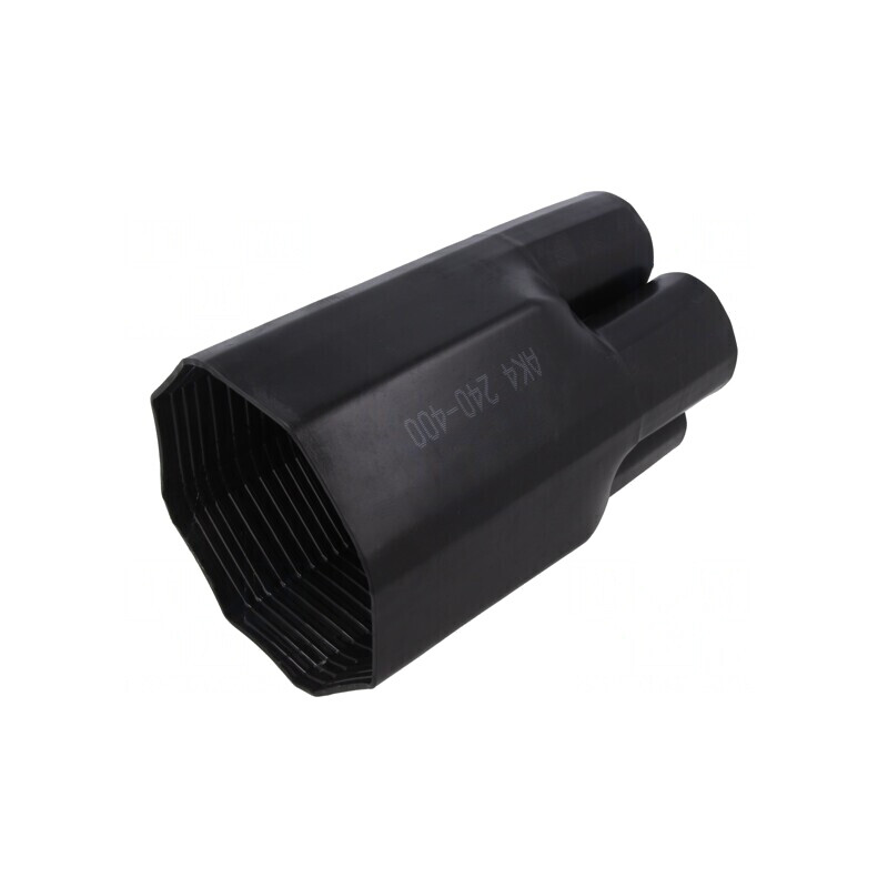 Capac de distribuție termocontractibil negru pentru cabluri | Electronic-mag.ro | Componente Electronice
