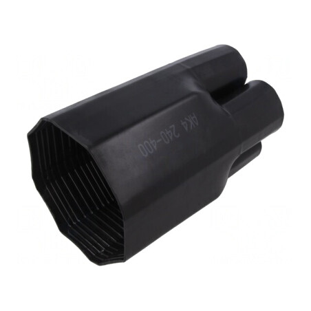 Capac de distribuție termocontractibil negru pentru cabluri | Electronic-mag.ro | Componente Electronice
