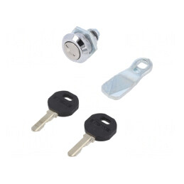 Închizătoare zinc turnat presiune neagră 20mm | Electronic-mag.ro | Componente Electronice