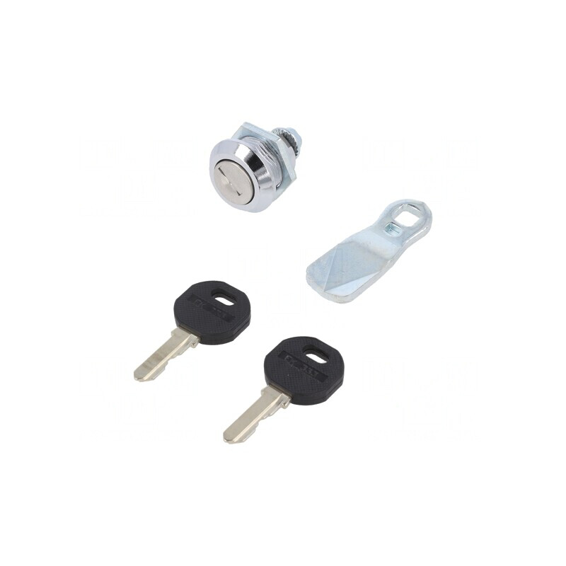 Închizătoare zinc turnat presiune neagră 20mm | Electronic-mag.ro | Componente Electronice