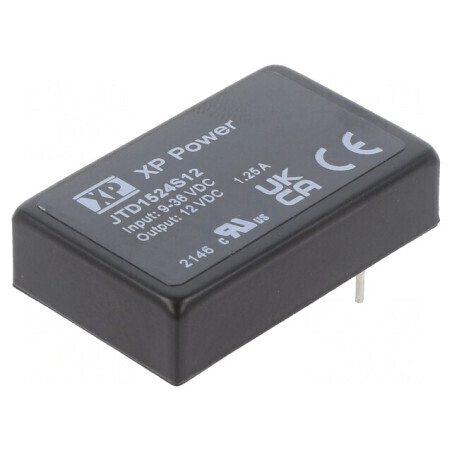 Convertor DC/DC 15W 9-36V la 12V 1250mA | Electronic-mag.ro | Componente Electronice