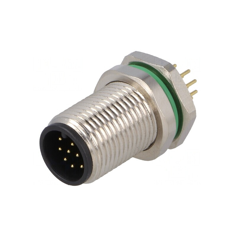 Soclu M12 12 PIN pentru DeviceNet/CANopen THT IP67 | Electronic-mag.ro | Componente Electronice