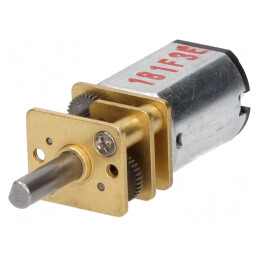 Motor DC cu Transmisie 6V 1,6A Ax Crestătură D 75:1 | Electronic-mag.ro | Componente Electronice