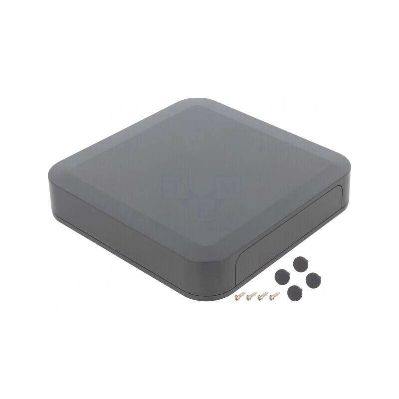 Carcasă ABS Gri Întunecat 175x175x35mm cu Panou PF18-4-18D | Electronic-mag.ro | Componente Electronice