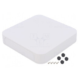 Carcasă ABS Albă IP40 175x175x35mm | Electronic-mag.ro | Componente Electronice