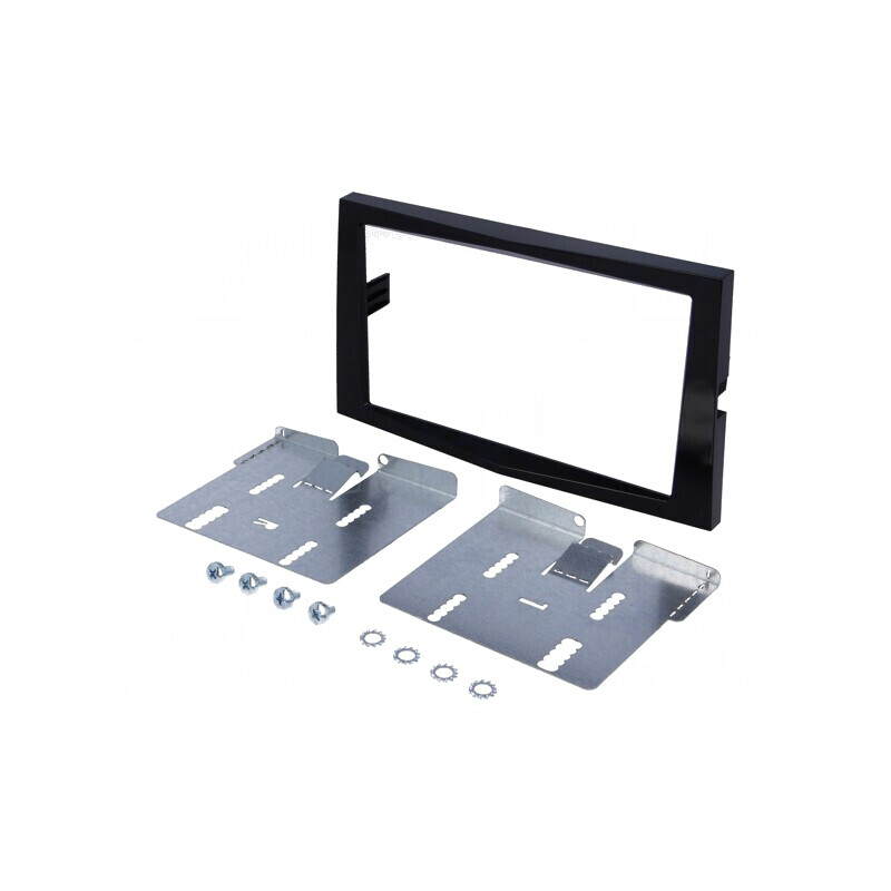 Cadru Radio Opel 2 DIN Negru Lucios | Electronic-mag.ro | Componente Electronice