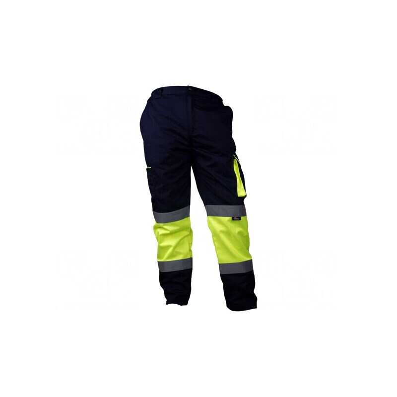 Pantaloni de lucru XL galben-bleumarin avertizare | Electronic-mag.ro | Componente Electronice