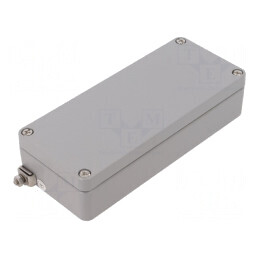 Carcasă universală ATEX aluminiu gri 64x150x34mm | Electronic-mag.ro | Componente Electronice