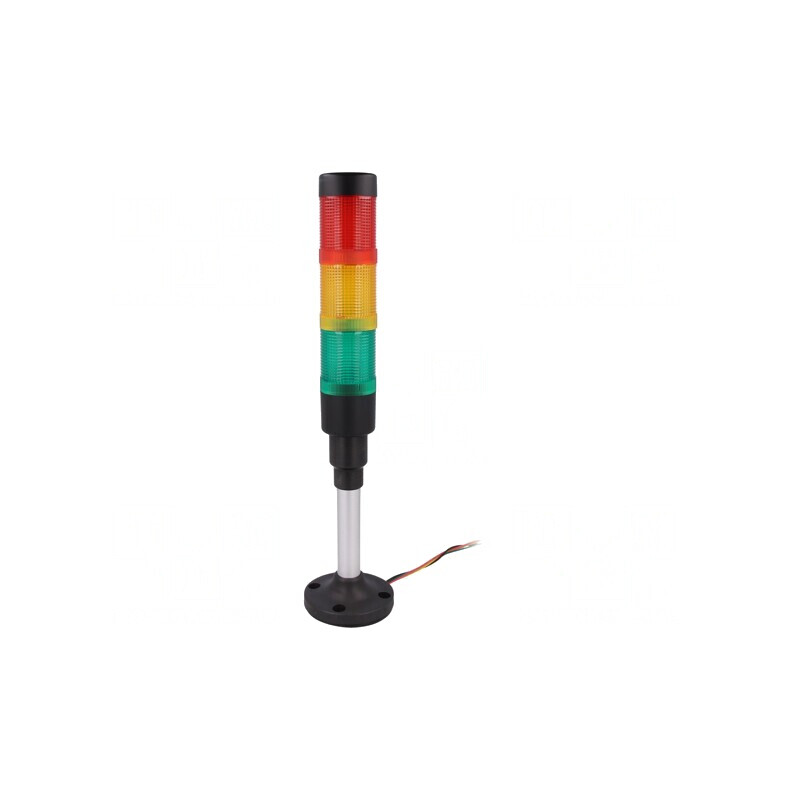 Coloană de Semnalizare LED Roşu-Galben-Verde 24V | Electronic-mag.ro | Componente Electronice
