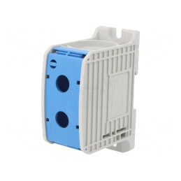 Conector Îmbinare Șine 300mm2 1 Pista 2 Borne Albastru STB | Electronic-mag.ro | Componente Electronice