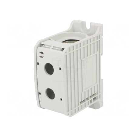 Conector de Șine 300mm2 Piste 1 Borne 2 Gri | Electronic-mag.ro | Componente Electronice