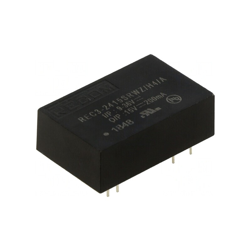 Convertor DC/DC 3W 18-36V 15V 200mA DIP24 | Electronic-mag.ro | Componente Electronice Convertor DC/DC 3W 18-36V 15V 200mA DIP24 | Electronic-mag.ro | Componente Electronice