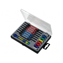 Set Capete Șurubelniță Phillips, Plat, Torx 17 Buc. Geantă | Electronic-mag.ro | Componente Electronice