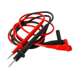 Cabluri de măsurare | Inom: 20A | Lung: 1,22m | neagră,roşie | 110009