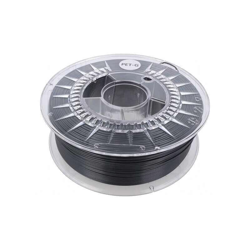Filament PET-G 1,75mm Negru Oțel 1kg | Electronic-mag.ro | Componente Electronice Filament PET-G 1,75mm Negru Oțel 1kg | Electronic-mag.ro | Componente Electronice
